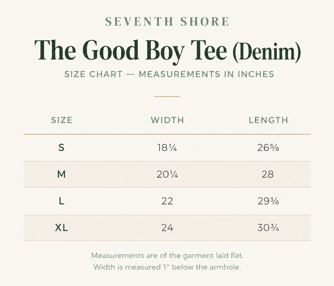 Good Boy Tee - Denim