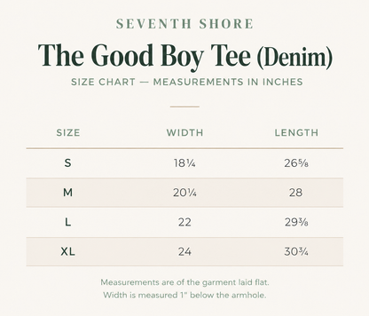 Good Boy Tee - Denim