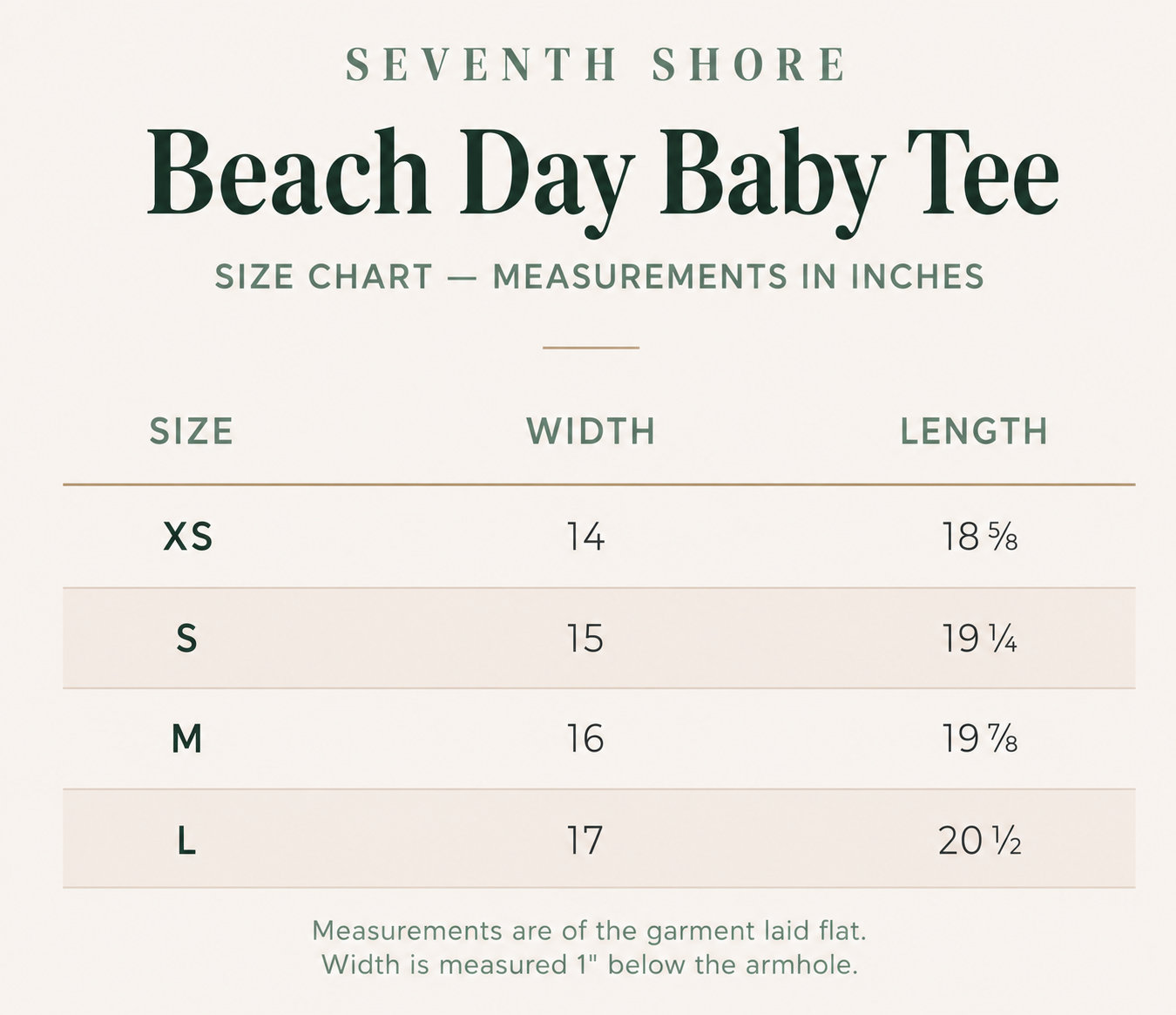 Beach Day Baby Tee