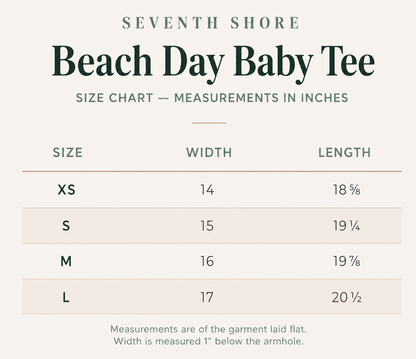 Beach Day Baby Tee
